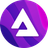 Logo of Audius